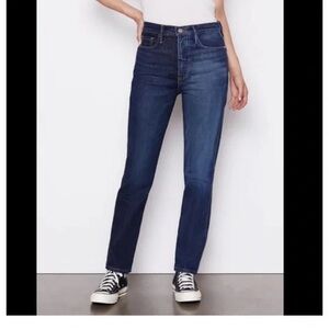 Frame Le Sylvie Slender Straight High Waist Jeans Size 30
